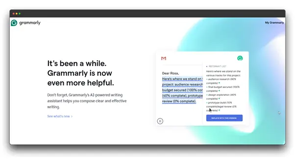 Grammarly: AI-Powered Writing Assistant for Clear and Effective Communication