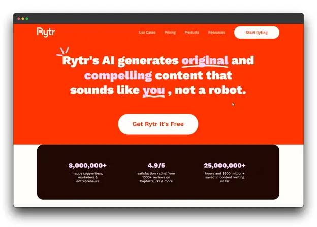 Rytr: AI-Powered Content Writing Platform for Marketers