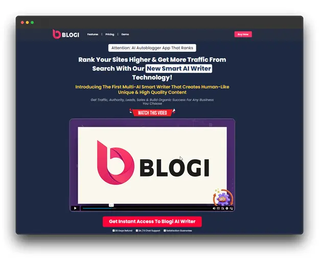 Blogi AI Autoblogger: Create High-Quality, SEO-Optimized Content