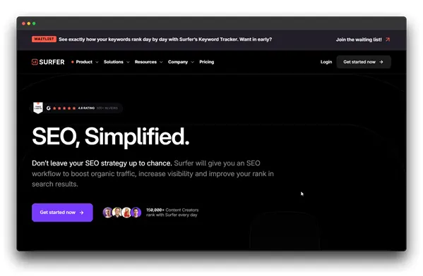 Surfer: AI-Powered SEO Platform for Content Creators and Marketers

